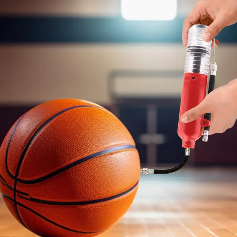 Hand Held Ball Pump High Pressure Small Hand Pump Manual Air Pump Labor Saving Pump For Basketball Footballs Volleyballs