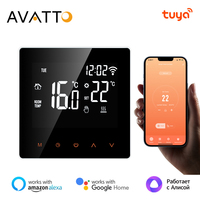 AVATTO Tuya WiFi Smart Thermostat,16A Electric Floor Heating 3A Water/Gas Boiler Temperature Remote Controller For Google Home