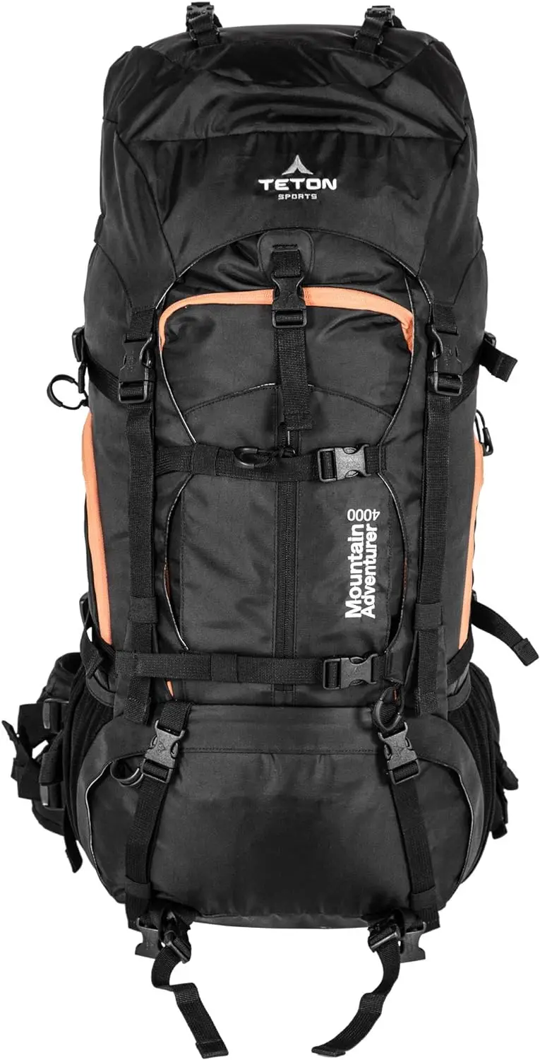 Mountain Adventurer 4000 Ultralight Plus Backpack; Lightweight Hiking Backpack for Camping, Hunting, Travel, and Outdoor Sports