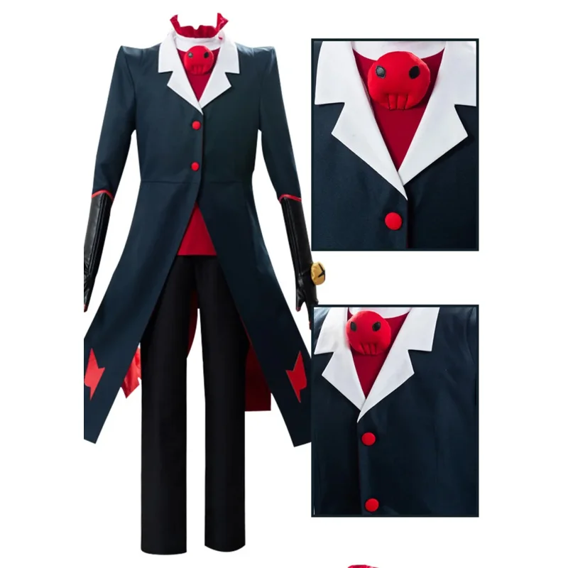 2025 yiyi Hazbin disfraz de Cosplay hoteles Helluva Boss uniforme traje hombres mujeres Anime disfraces de Carnaval de Halloween