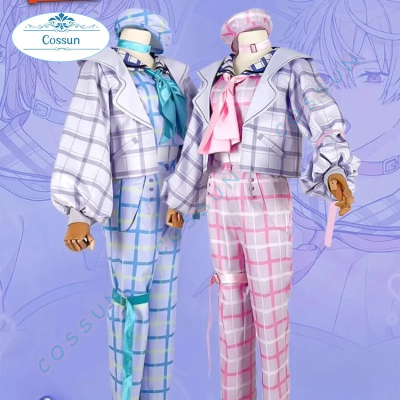 

NIJISANJI Vtuber Kuzuha/ Kanae Косплей Костюм Повседневная одежда Пальто Брюки Шляпа Рубашка Хэллоуин Игровой костюм Одежда