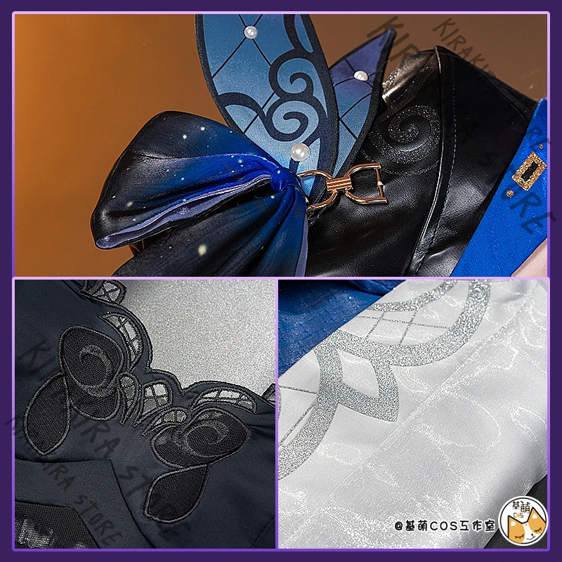 Honkai: 스타 레일 제이드 코스프레 의상 옷 팔찌 코믹 콘 게임 롤 플레잉 의류 의류 고품질 장식품