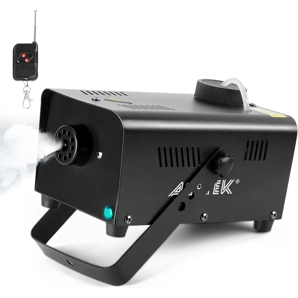 Fog Machine, AGPtEK Automatic Spray Smoke Machine with Colorful LED Light Effect, Wireless and Wired Remotes with Preheating