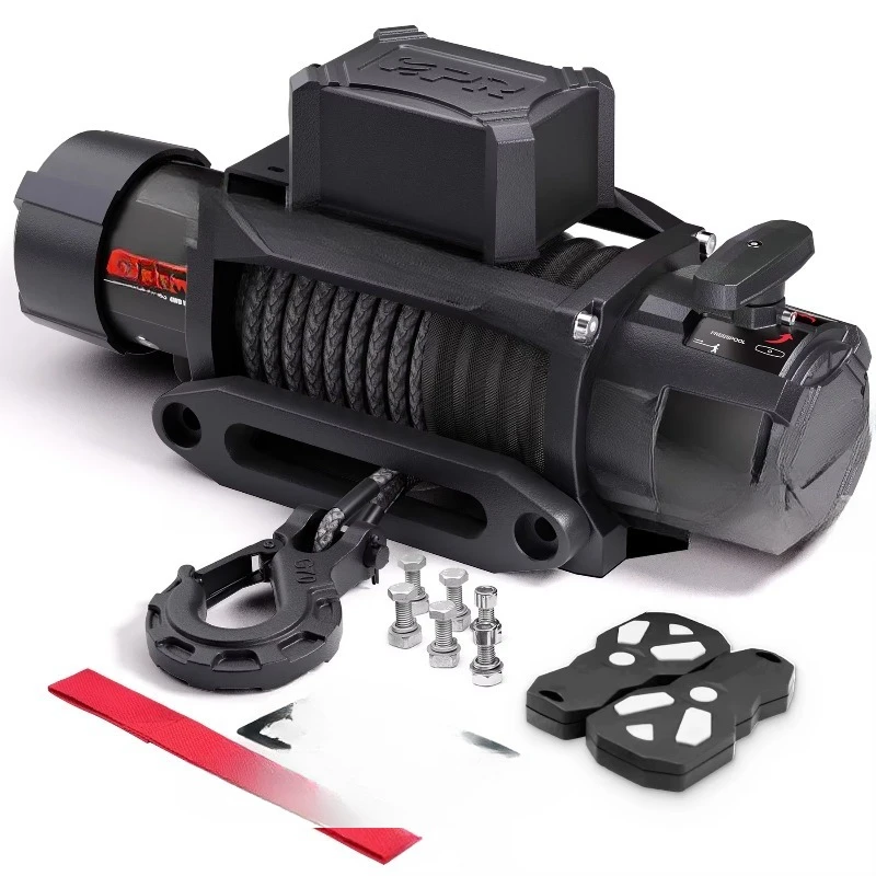 Hot Products Electric Winch 12V/24v Electric Winch 13500 Pounds Rope Winch Waterproof IP68 IP67 4wd