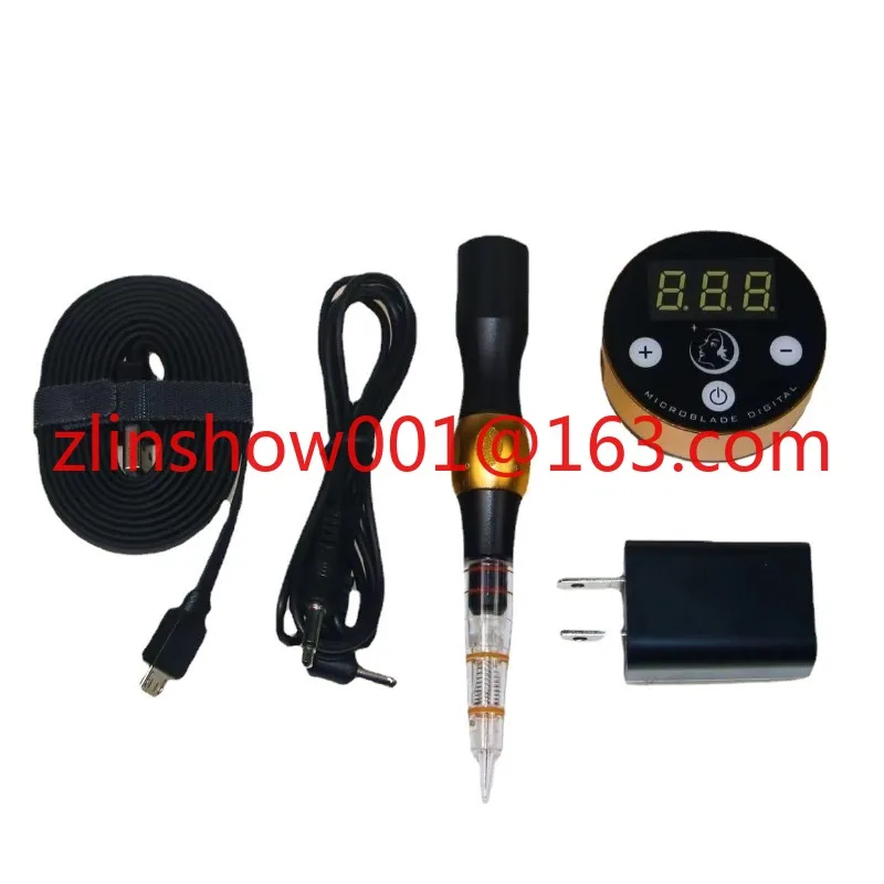 Tattoo Embroidery Panel Machine Rechargeable Lithium Polishing Integrated Tattoo Lip MTS Connection Needle