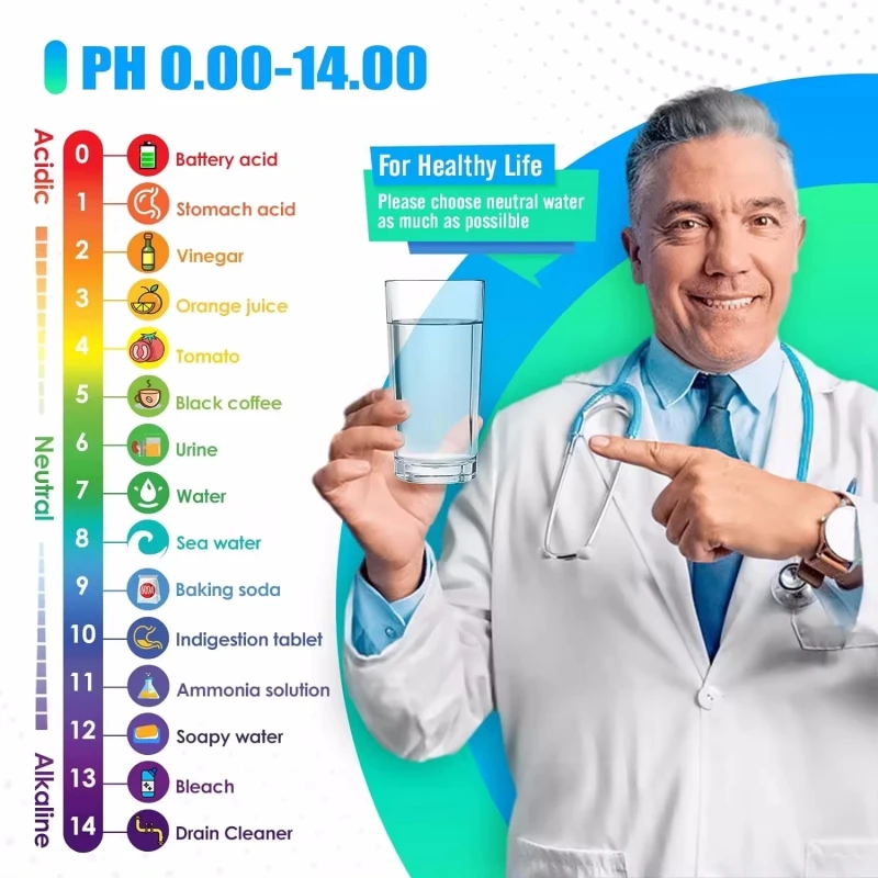 IKEME PH Meter 8 w 1 miernik tlenu rozpuszczonego wody cyfrowy pH/ORP/ EC/TDS/sól/Res/TEMP/DO precyzyjnego przenośnego próbnik DO wody