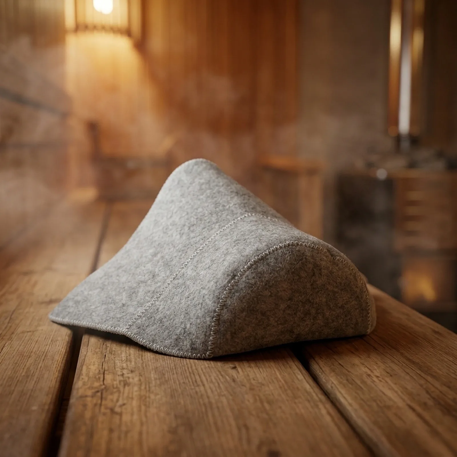 Bathroom Accessory Felt Sauna Hat Relaxation Spa Day Moisture Wicking Sauna Experience Stylish Design for versatile Usage