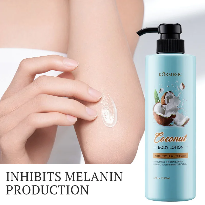 Coconut Moisturizing Body Lotion Soft Hydrating Moisturizing Non-sticky Body Cream