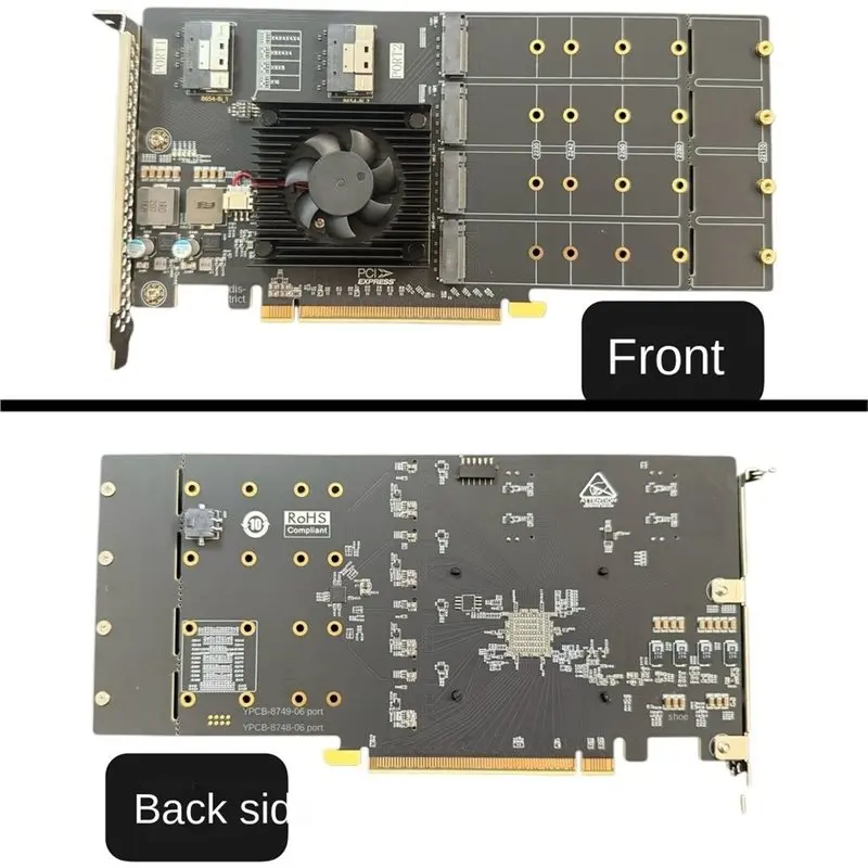 NEW HOT in Stock-Graphics Hardware Expansion Module PLX8749 Non-Split Converter High-Speed Pcie Extension Card Adapter For PC