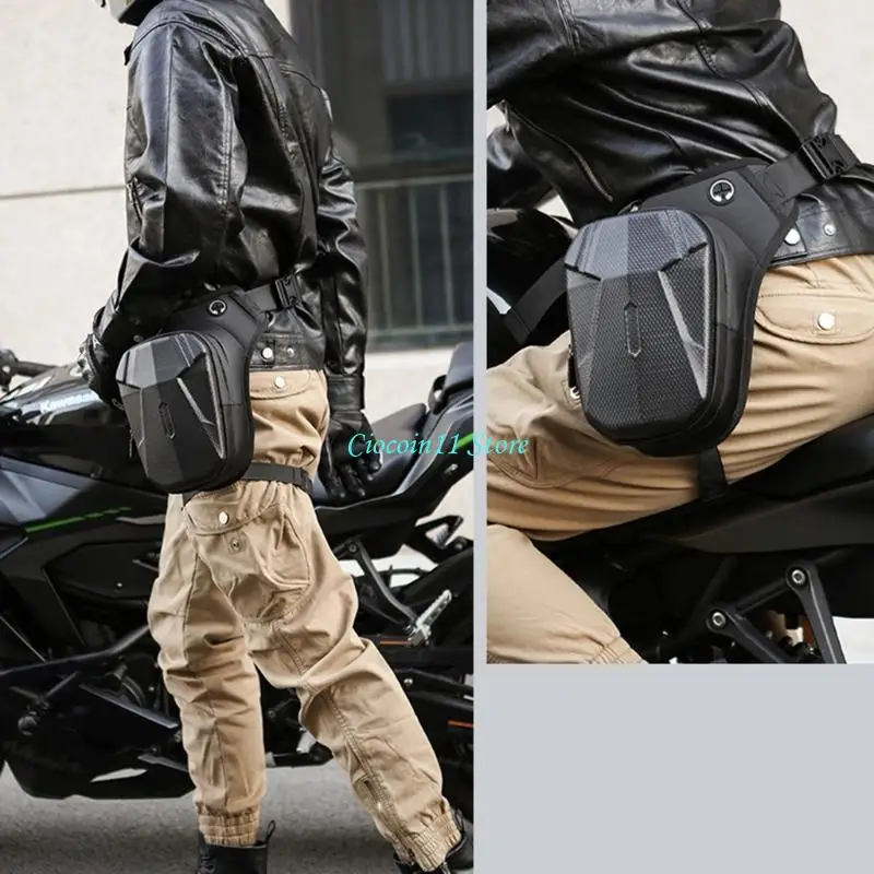 

Y1UB Hip Thigh Bag for Cycling Hiking Men and women Thigh Fanny Motorcycle Waist Drop Leg Bag Fanny Pack Splashproof