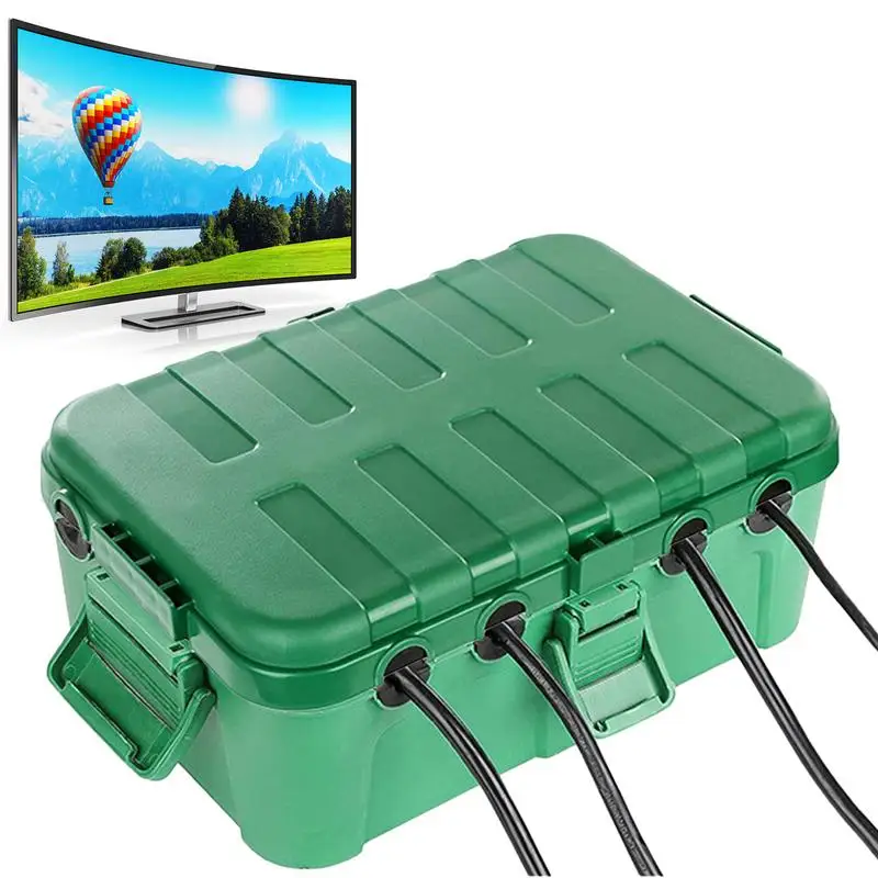 

Electrical Connection Box Electrical Power Cord Enclosure Box Waterproof Electrical Extension Lead Cover For Outdoor Electrical