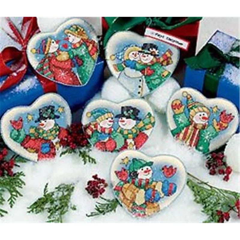Cross Stitch Set DIY Kit Embroidery Needlework Craft Packages Cotton Fabric Floss  New Designs Embroidery Cross-stitch ZZ800 DIY