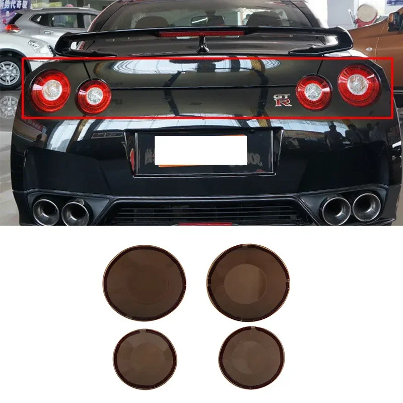 Car Accessories For Nissan GTR R35 2008-2016 Black Car Tail Light Cover Brake Light Wide Indicator Protective Cover Decorative