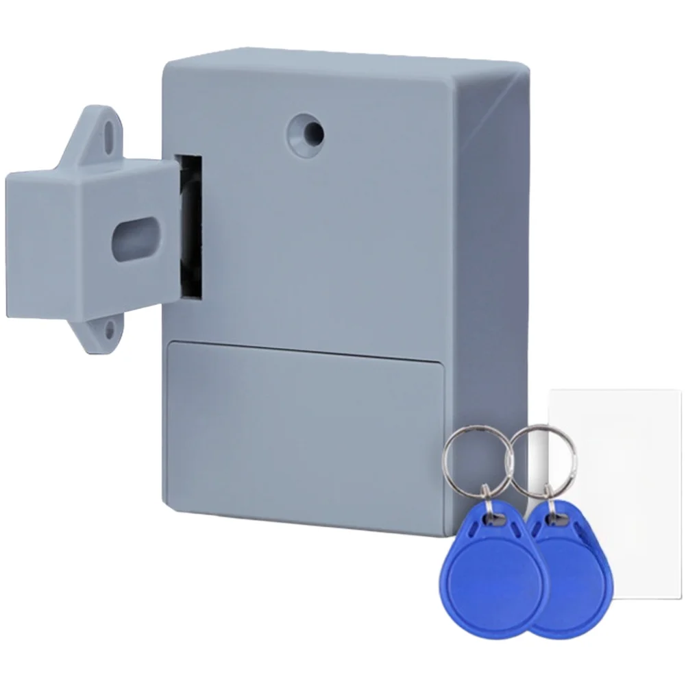 Card Swipe Operated Cabinet Lock for Secure Entry to Storage Drawers Electronic Keyless Design with for rebound Mechanism