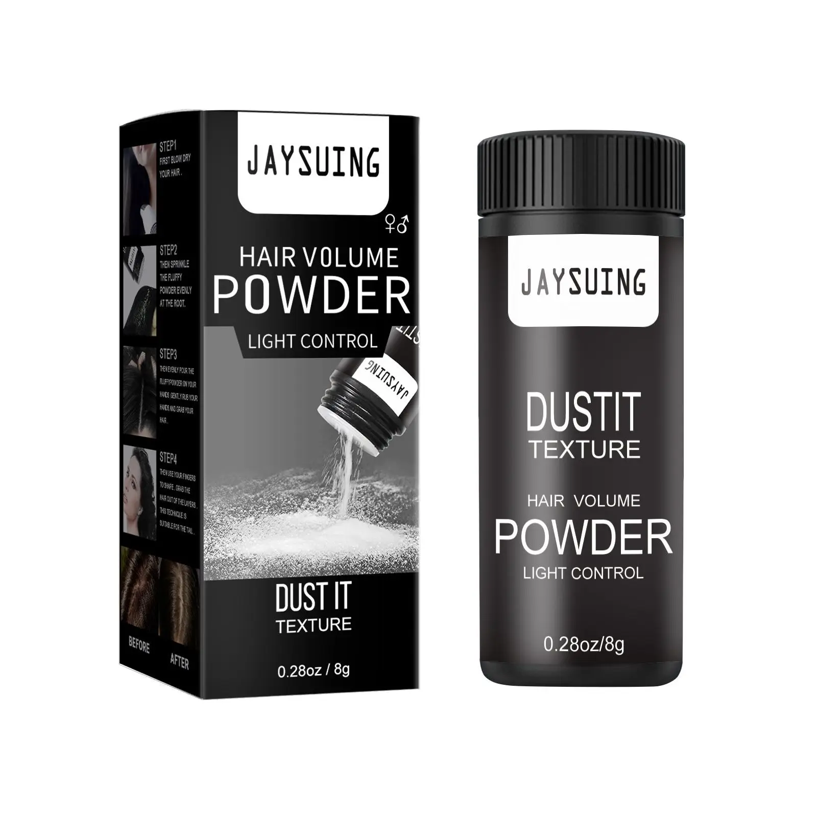 Jaysuing Oil Head Sharp Tool Mattifying Powder Wash-Free Hair Oil Removal Booster Powder Women's Dry Cleaning Hair Drying Powder