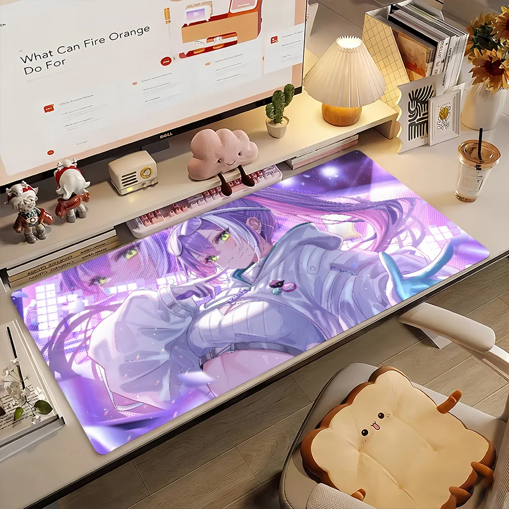 VTuber T-Tokoyami Towa Mouse Pad Non-slip Rubber Gamer Balance Computer Mat Decoracion Deskmat Laptop Office Large