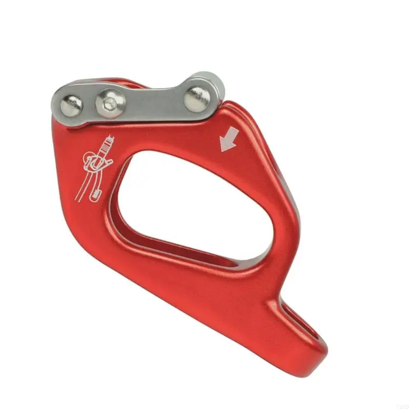 U6XD Ergonomic Climbing Device for Rappelling Ascending Rusts Resistant Rope Adjuster