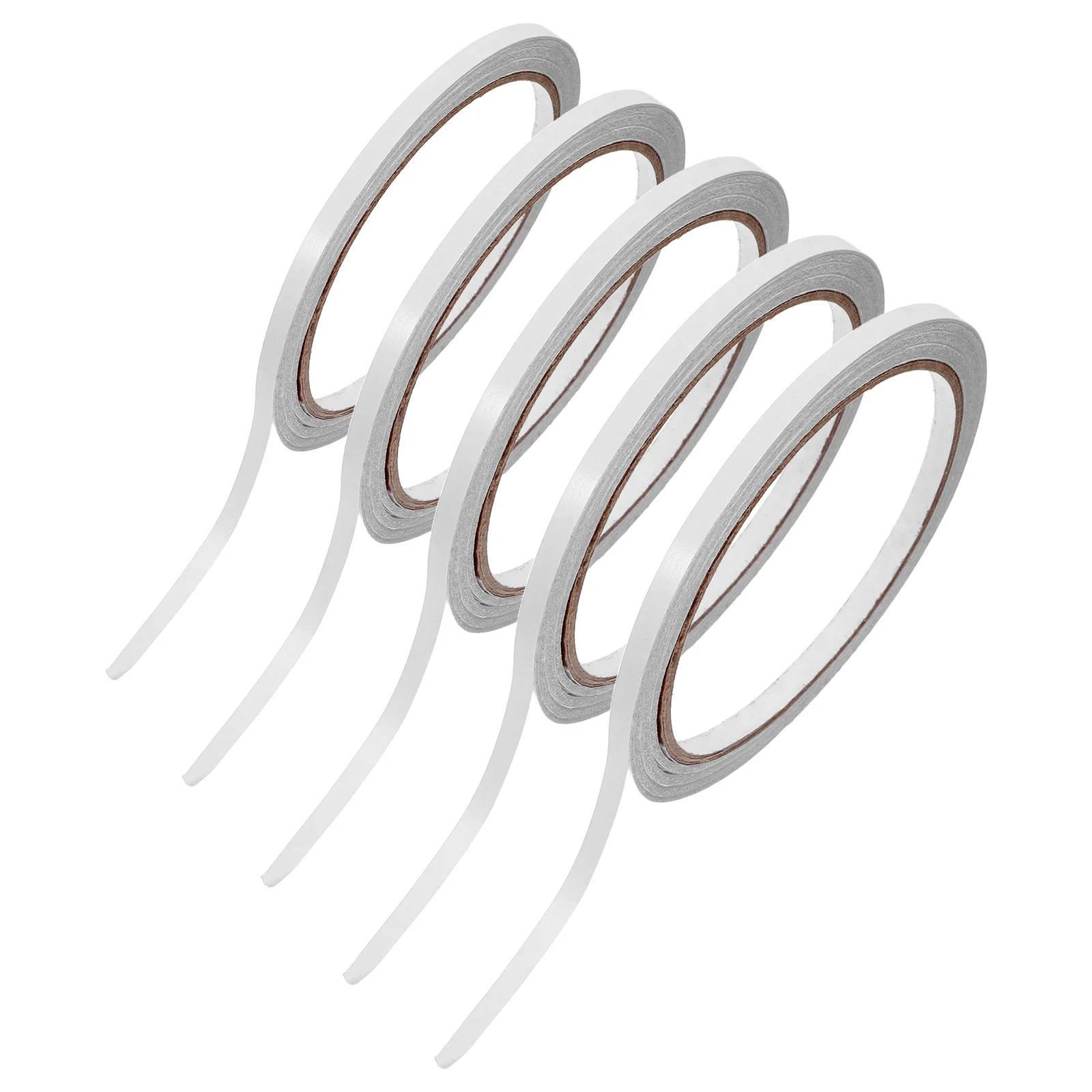 5 pezzi 1200x0,5 cm nastro biadesivo facile da usare taglio a strappo forte adesione creazione fotografia confezione regalo