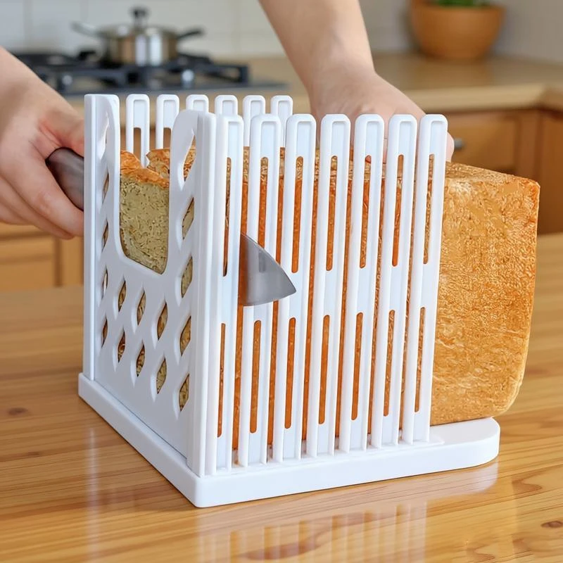 Rectangle Bread Slicer Cutter Mold Toast Loaf Cutting Pro Bread Slicer Cutter Mold Maker Slicing Guide Loaf Kitchen Tools Ship