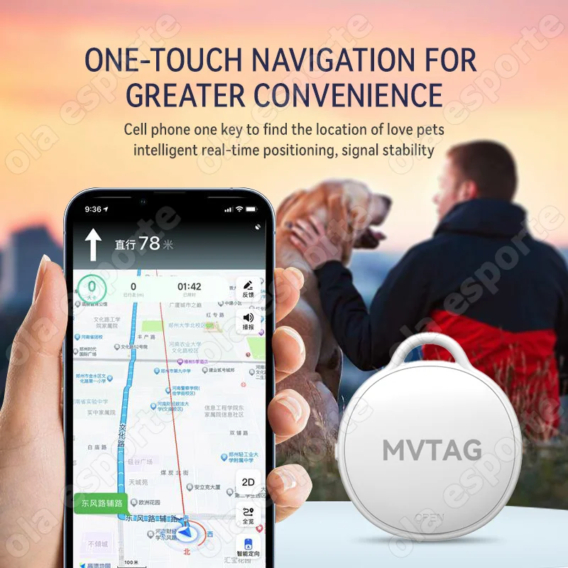 Waterproof iTag GPS Tracker Global Positioning Anti-loss Finder Device For Children Elderly And Pets Compatible with Find My APP