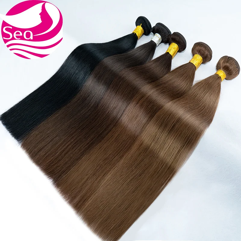 

100% пучки человеческих волос с двойным утком, пришитые в наращивании, мягкие прямые волосы Remy, 100 г для женщин