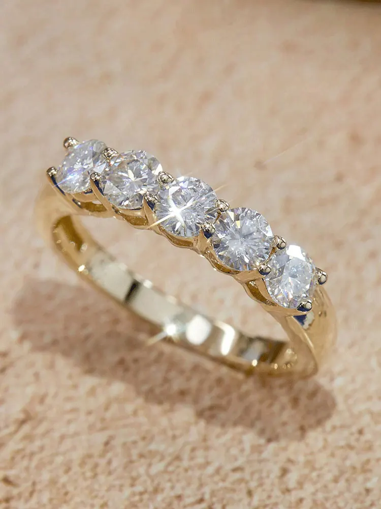 925 Sterling Silver Zircon Gorgeous Rings for Propose Promise Dating Luxury High Quality Fine Jewelry