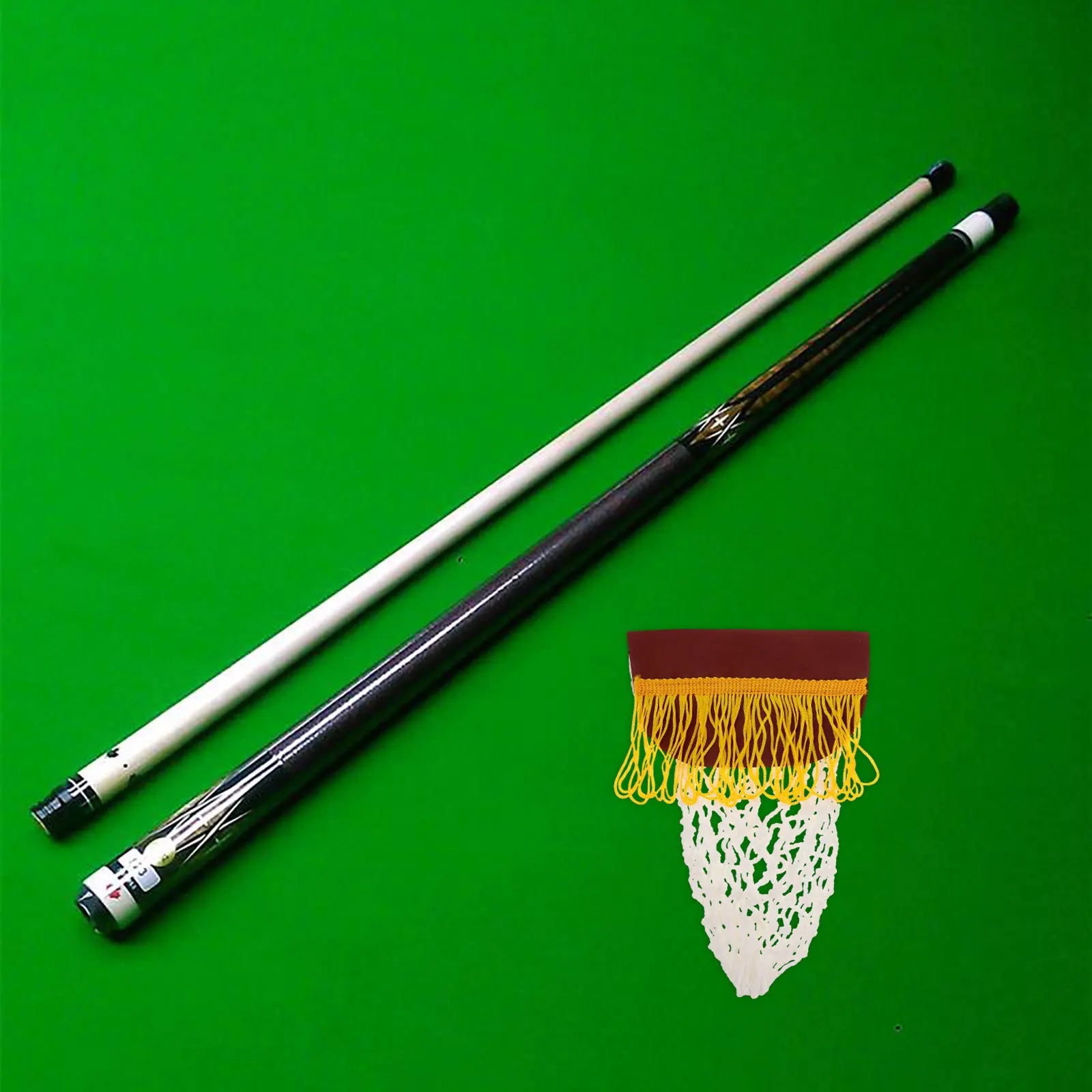 

6Pcs Mini Pool Table Pockets Replacement 6 Inch Children's Billiard Net Bags Strong Cotton Mesh with PU Frame for Cue Sports