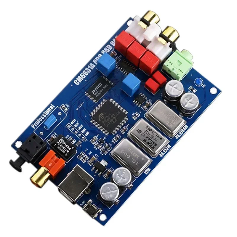 HIFI Audio CM6631A Digital Interface 32 / 24Bit 192K USB To I2S IIS SPDIF Optical Coaxial Output Decoder DAC