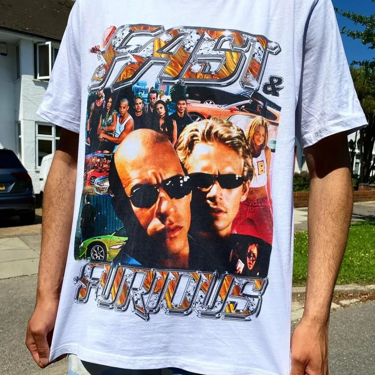 

Fast and Furious Movie Cotton White Unisex T-shirt S-5XL VN1465