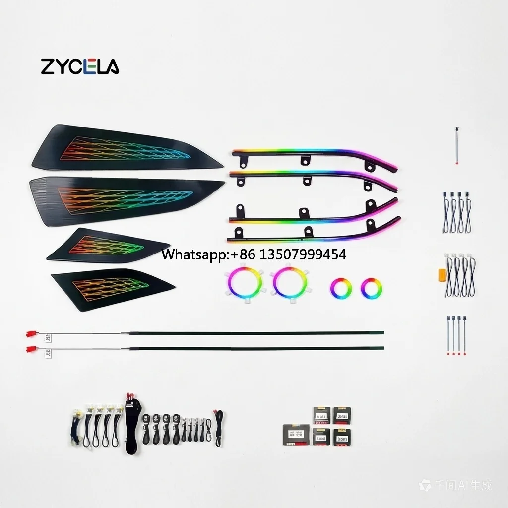 

for Lexus NX AZ20 2022-2025 Symphony 64 Color Smart Flowing Phantom LED Car Ambient Light Interior 12V