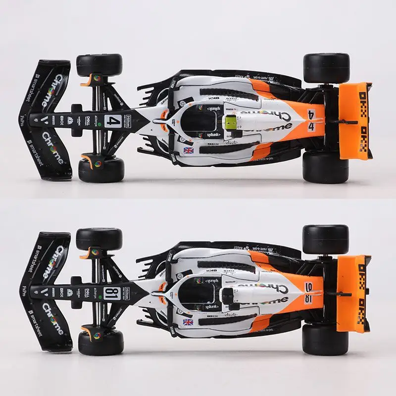 Simulation 1:43 Mclaren 2023 F1 MCL60 Racing Car Model Collection Miniature Voiture Home Decor Children Boy Man Car Toy Gift