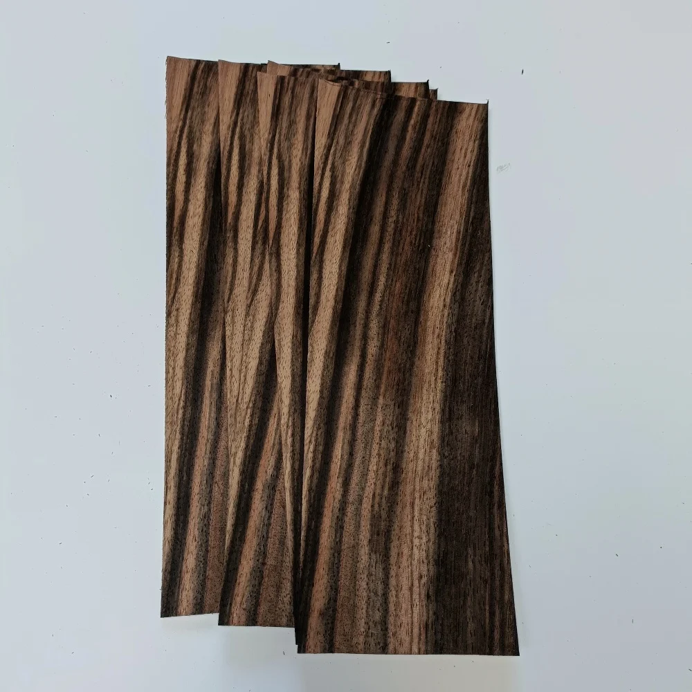 10 قطع من ورق قشرة خشب الأبنوس، تنطبق على مضرب تنس الطاولة ولوحة الأصابع وطباعة نقش يدوية وجيتار ماركيهري #6