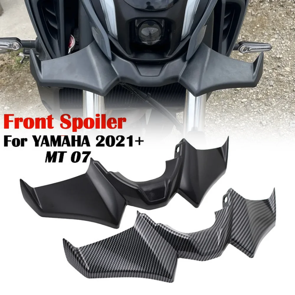 

For YAMAHA MT-07 2021 2022 2023 2024 MT07 21-24 Motorcycle Sport Downforce Naked Forntal Spoilers Aerodynamic Wing Deflector
