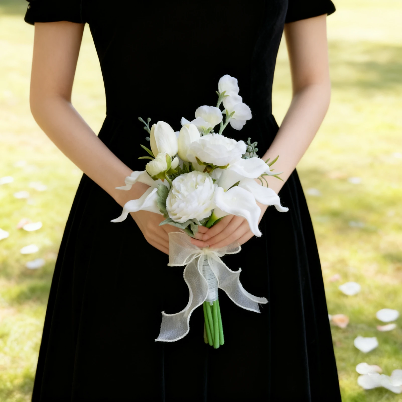 

Искусственные цветы, цветы каллы, свадебные букеты для невесты, подружки невесты, настоящий сенсорный букет цветов калли, композиция