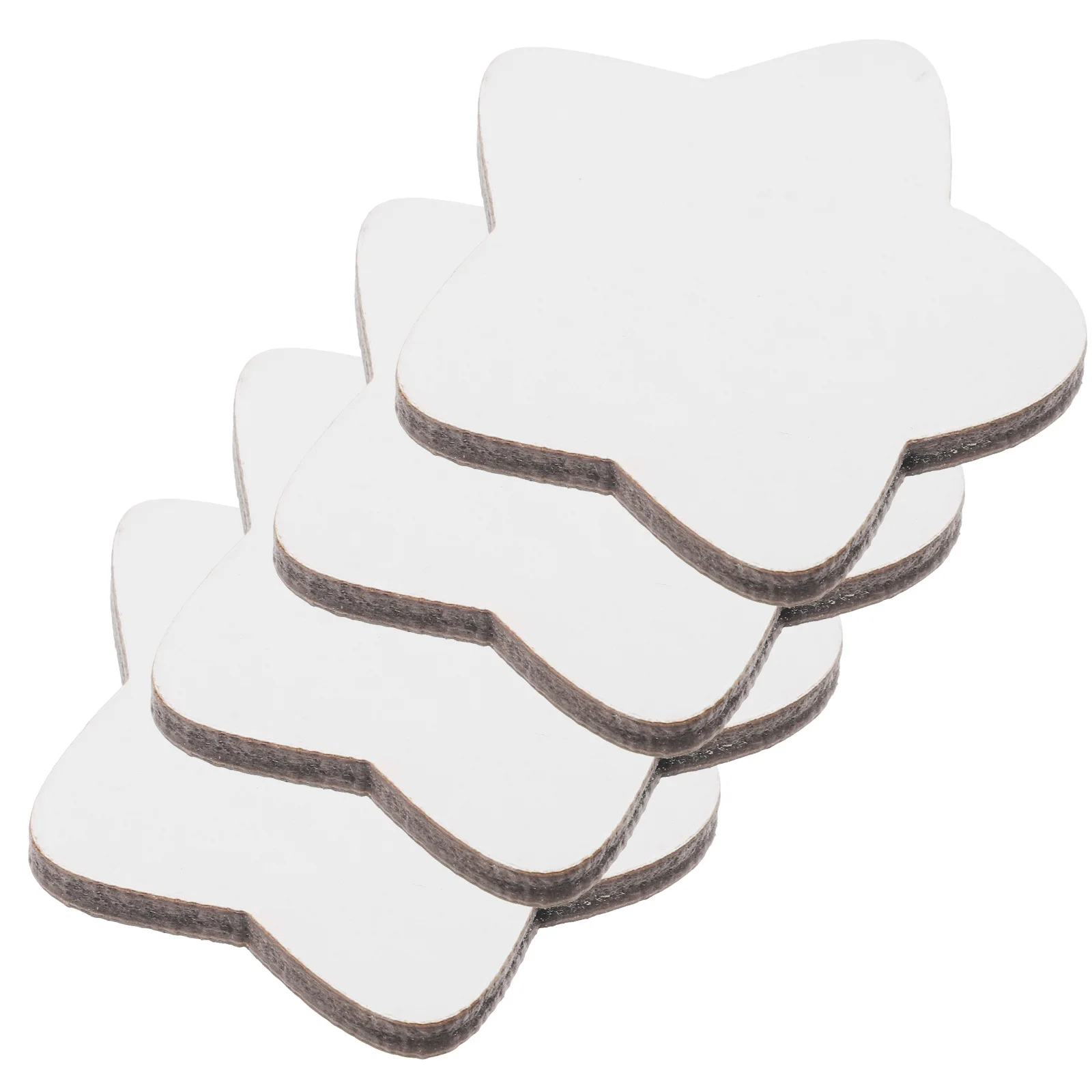 

4pcs Magnetic Refrigerator Magnets Blank Heat Transfer Diy Fridge Sticker For Home Office Locker Decorative Removable