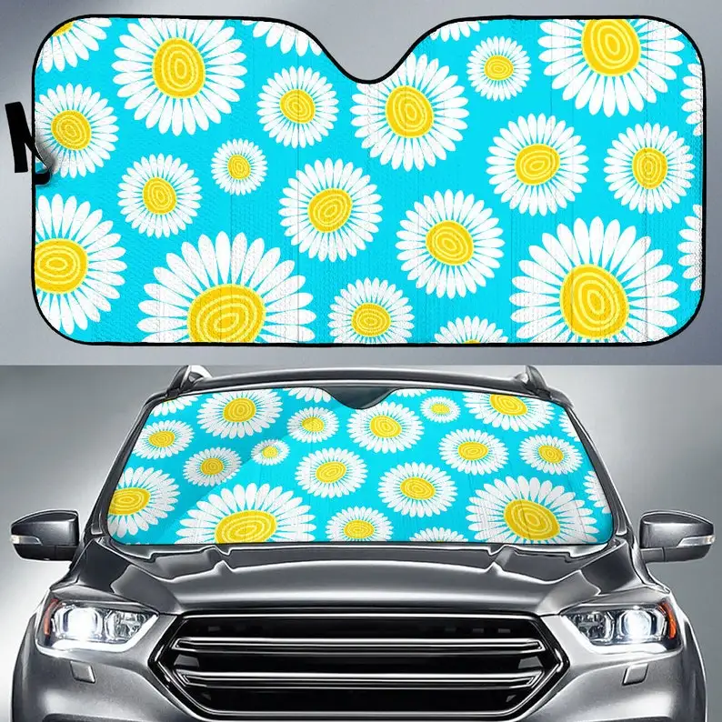 

Daisy Auto Sunshade, Daisies, Cute Car Accessories, Sunshade For Car Windshield, New Driver Gift, Graduation Gift, Birthday Gift