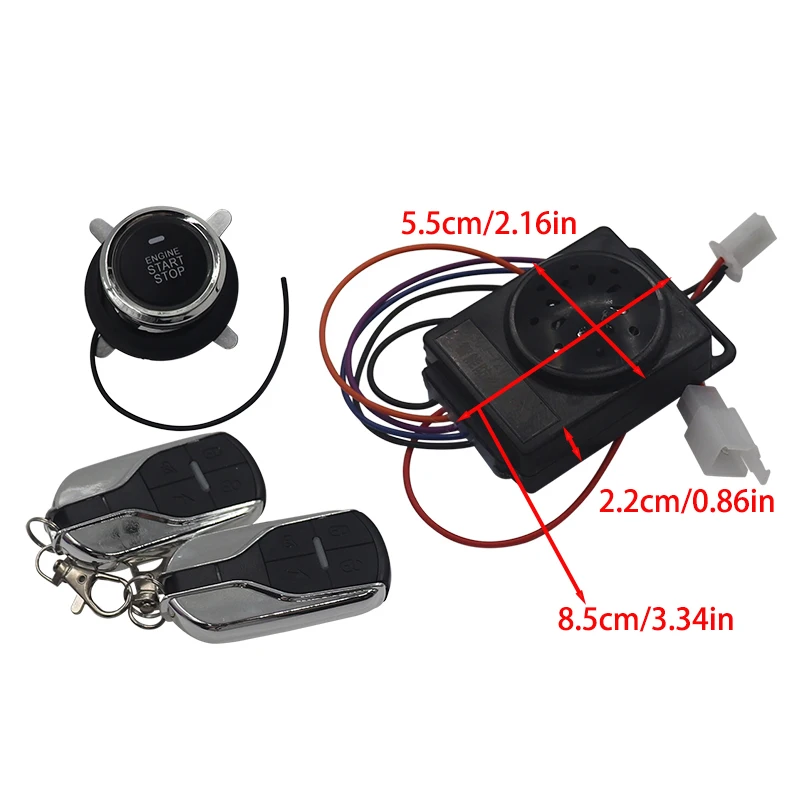 Electric Scooter 36V-72V One-key Start Anti-theft Device Remote Control Lock For Citycoco Modified Accessories Parts