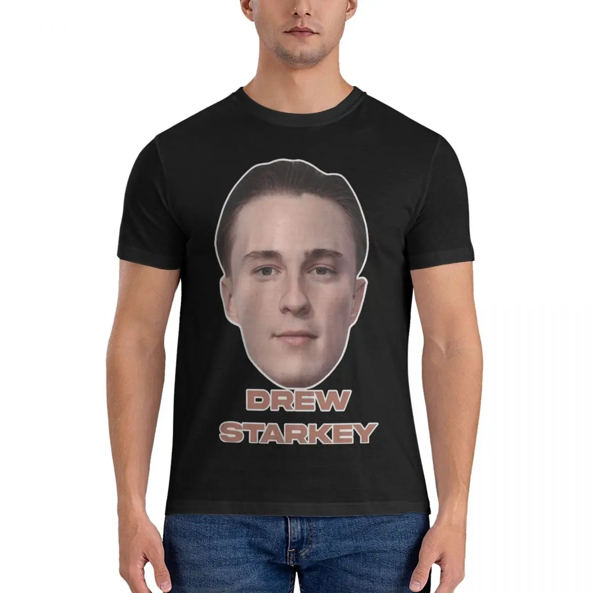 

Футболка Y2K мужская с смешным принтом звездного актера, модная тенниска с юмором и короткими рукавами, повседневная майка из 100% хлопка, лето