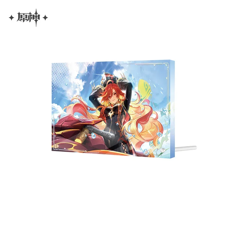 

Оригинальный Yaemiko Arlecchino Skirk акриловый орнамент игра Genshin Impact Arlecchino косплей костюм аниме подарок на Хэллоуин