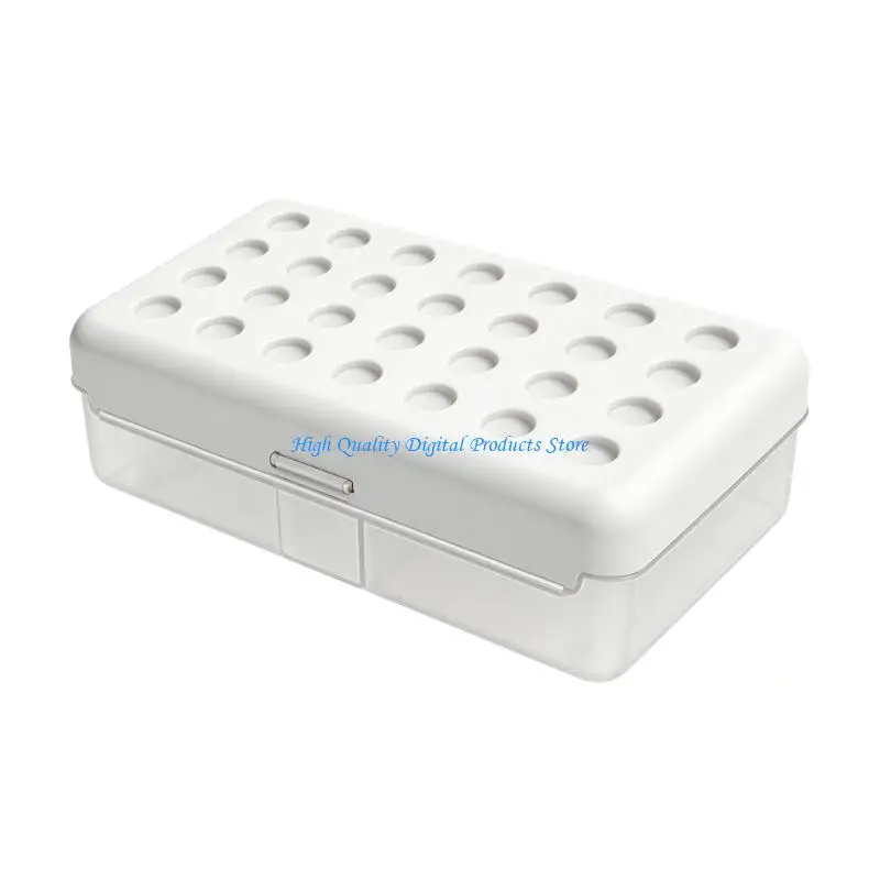U2JE Multifunctional Pencil Organiser Waterproof Plastic Pencil Case Stackable Pen Storage Container for School Offices