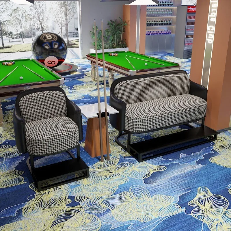 High-end billiard hall sofa seat, special for the ball room to watch the game, heightened viewing chair, sofa chair, card seat,