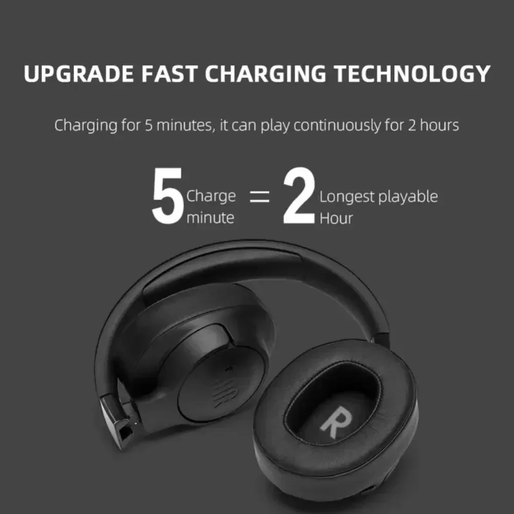 سماعات الرأس JBL Tune 760NC اللاسلكية ANC - سماعة ألعاب بلوتوث مع ميكروفون، سماعات أذن مزودة بخاصية إلغاء الضوضاء #4