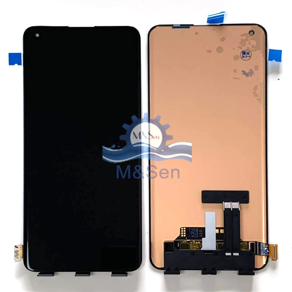 Original 6.7\'\'For Oppo Find X3 PEDM00 LCD Screen Display Amoled Touch Panel Digitizer For Oppo Find X3 Pro CPH2173 Frame