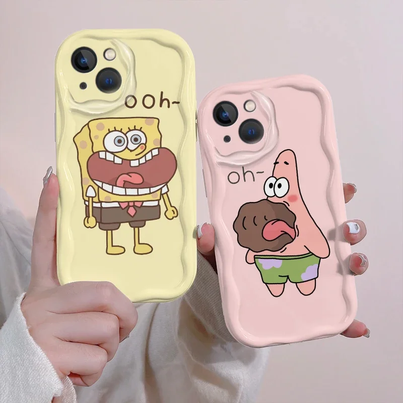 Ctue SpongeBobs Juste pour Samsung Galaxy, A34, A33, A32, A31, A30, A20, A24, 4G, A23, A22, A21S, A20S, A14, A13, 5G, A12, A10S, A04E, A03, M14