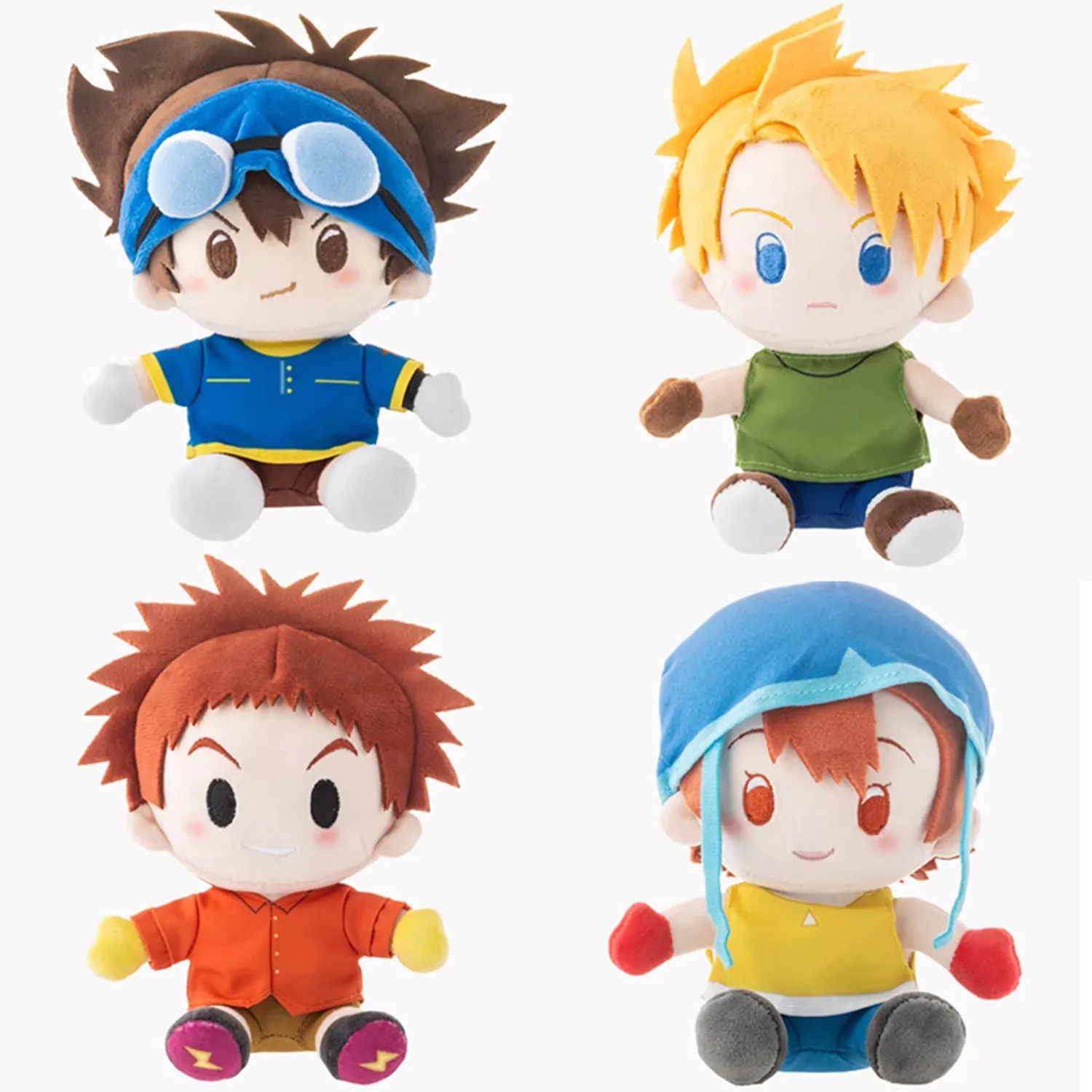 

Новые милые аниме-игрушки Digimon: плюшевые фигурки Ямато Ишиды, Соры Такеноучи, Косиро Изуми для детей, подарки, 15 см
