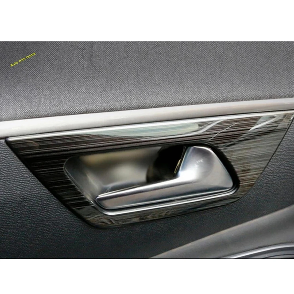 Stainless Steel Interior Door Handle Clasing Bowls Decor Frame Cover Trim For Peugeot 3008 5008 GT 2017 - 2023 Car Accessories