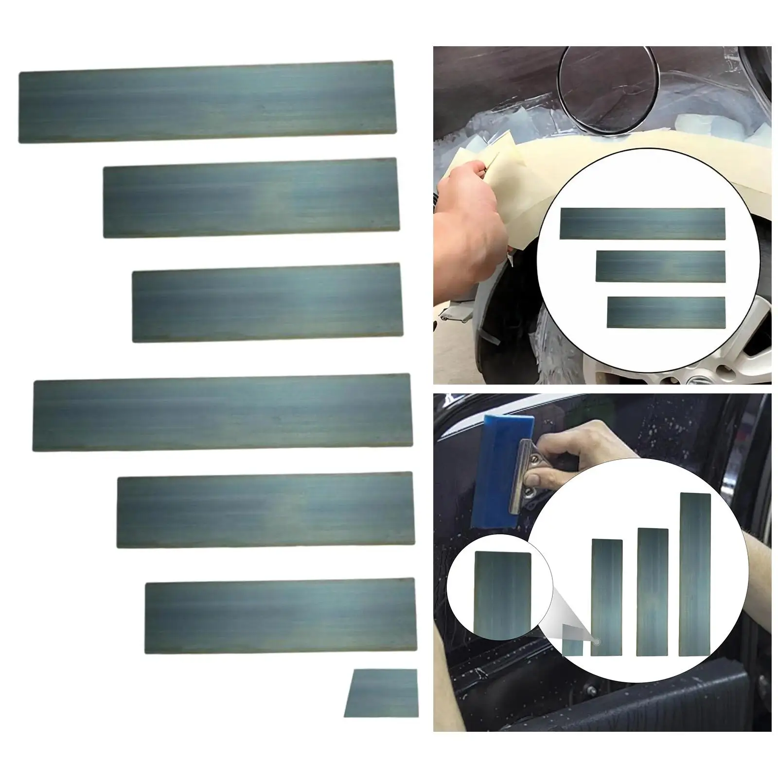 

Car Wrap Window Tint Scraper Steel Putty Filling Blade Set Hand Tool for Home Decoration and Vehicle Maintenance