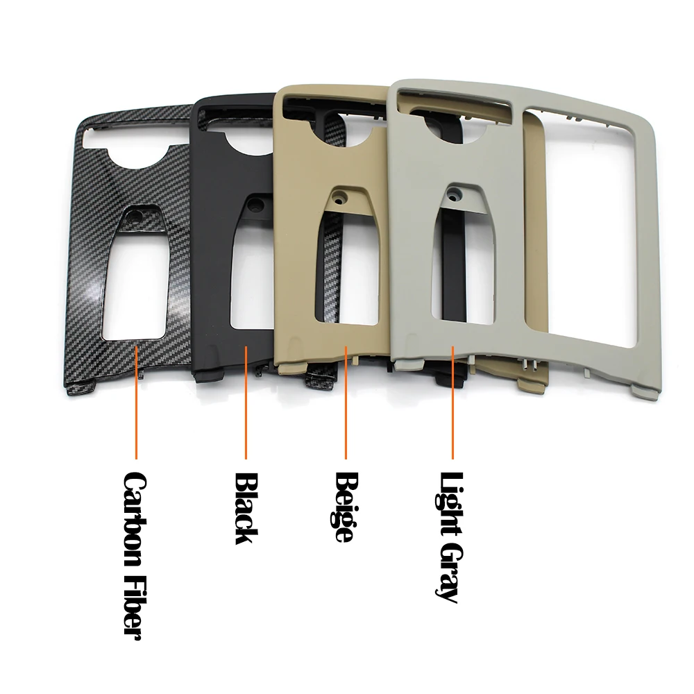 Car Drink Water Cup Holder Roller Shutter Outer Frame Cover For Mercedes Benz W204 C C180 C200 C220 E W207 W212 E260 E300