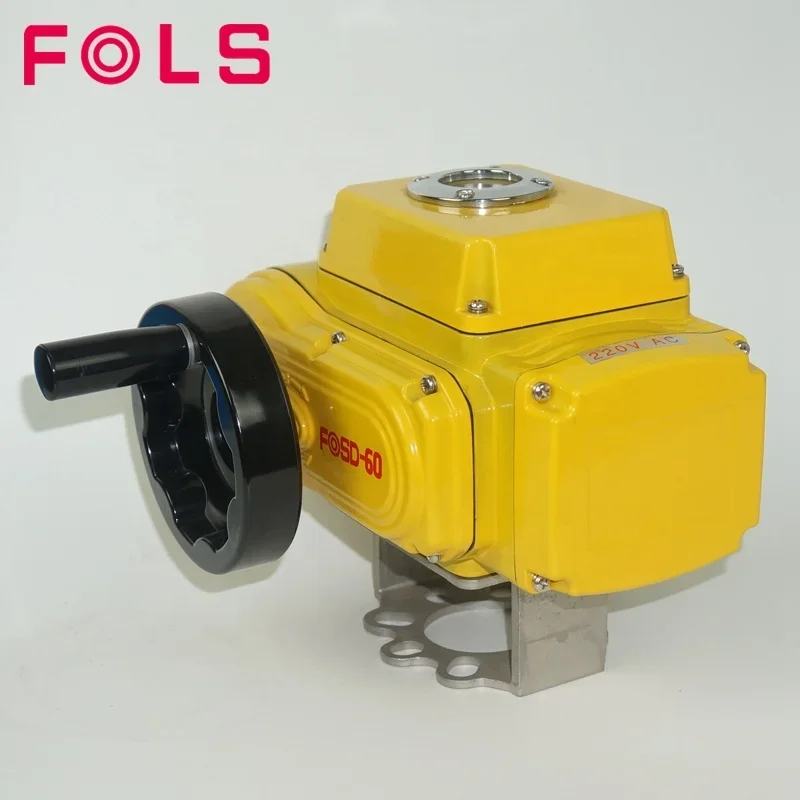 FOSD quarter turn valve asynchronous electric valve driver