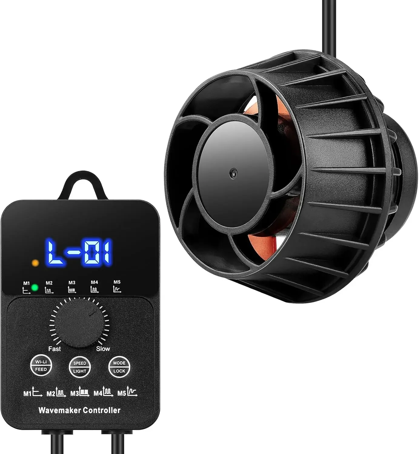 3400GPH Aquarium Wave Maker DC - Powerhead Wave Maker ulasan dan harga